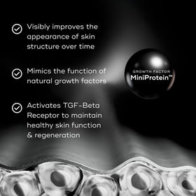 medik8 Liquid Peptides in a night routine lifestyle scene shows evening use benefit for overnight support