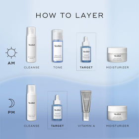 Medik8 texture close-up showing lightweight serum finish