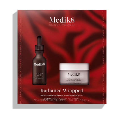 Medik8 kit front packaging showing both products and immediate routine clarity