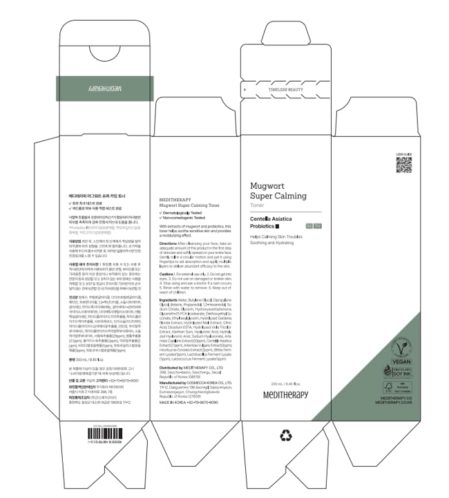 MEDITHERAPY toner as part of bedtime routine showing soothing, relaxing skincare step