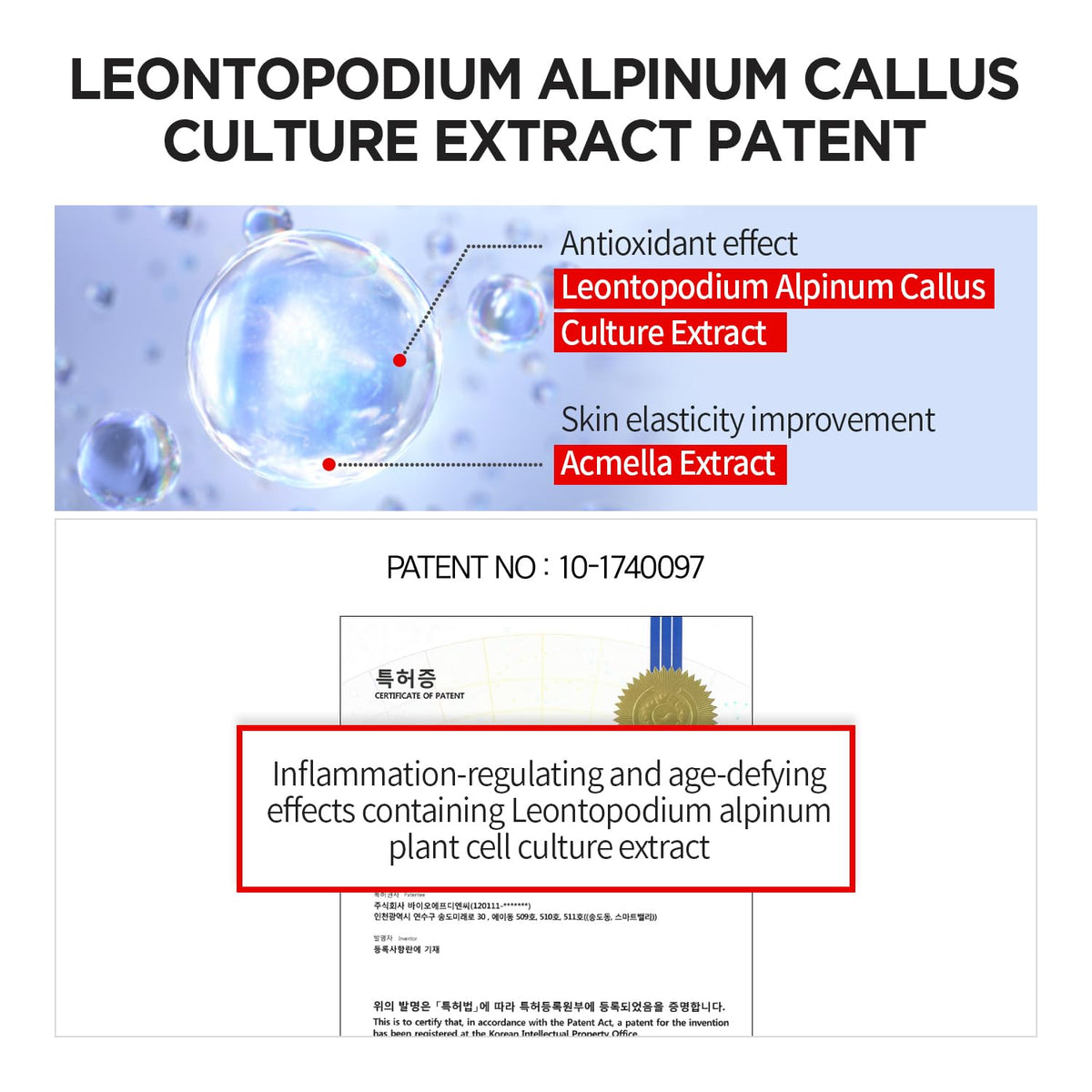 MEDITHERAPY product label listing collagen and hyaluronic acid