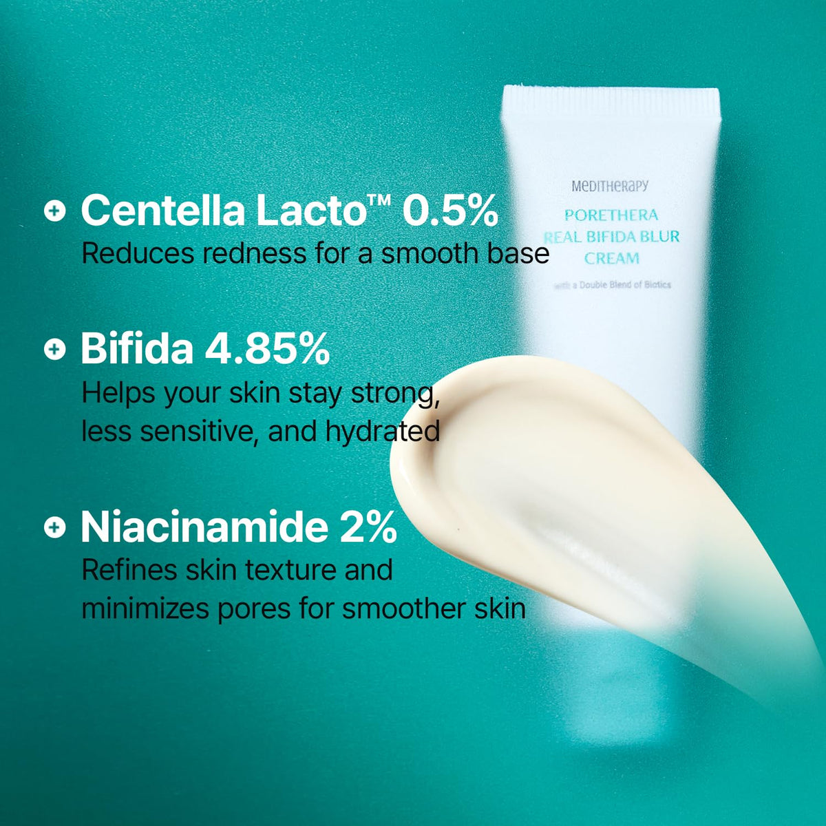 MEDITHERAPY in morning routine setting showing tone-up base under light makeup