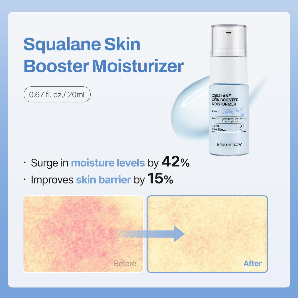 MEDITHERAPY products beside ingredient notes emphasizing gentle, effective components