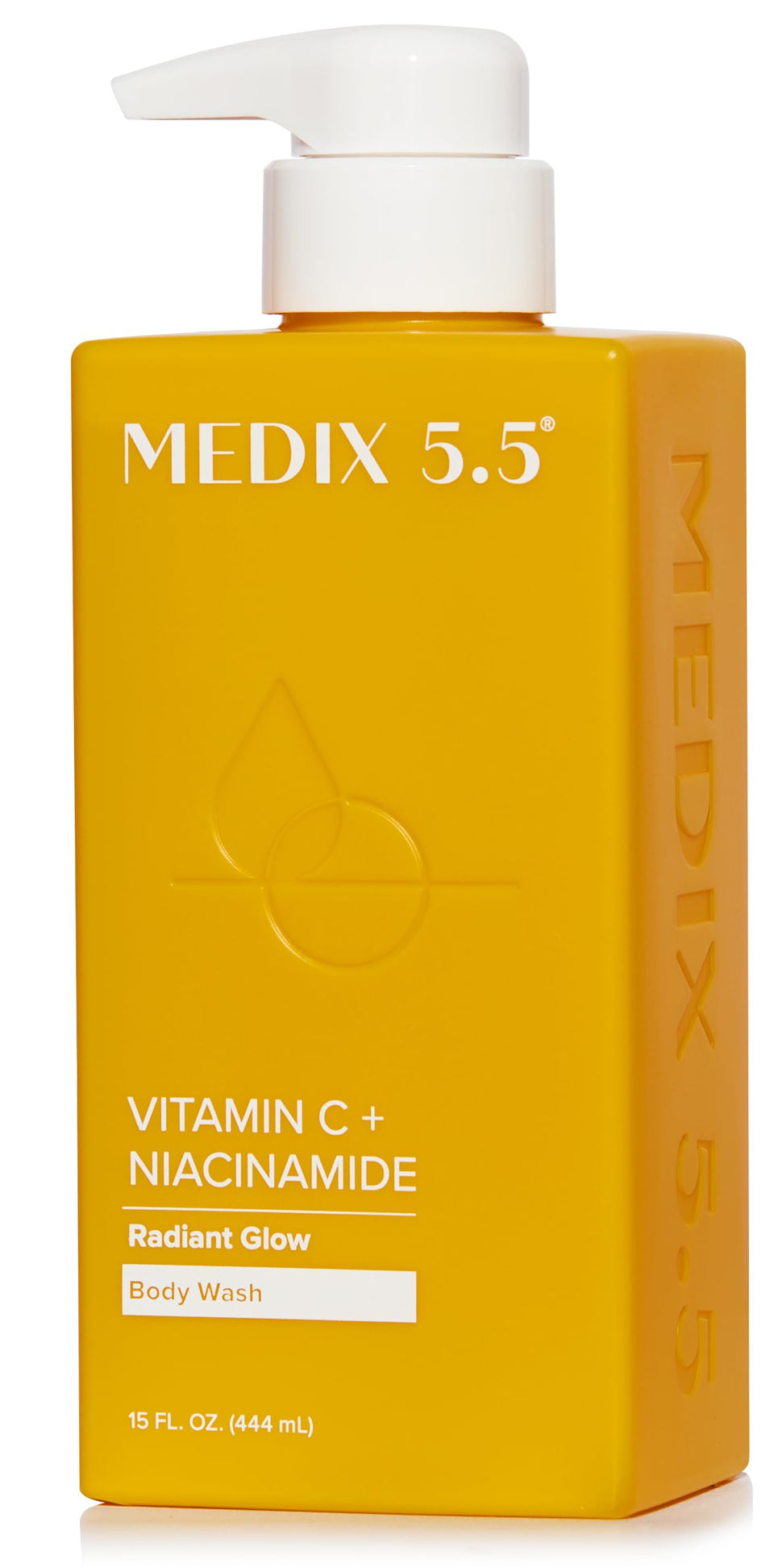 Medix 5.5 front bottle showing product and citrus scent for refreshed skin