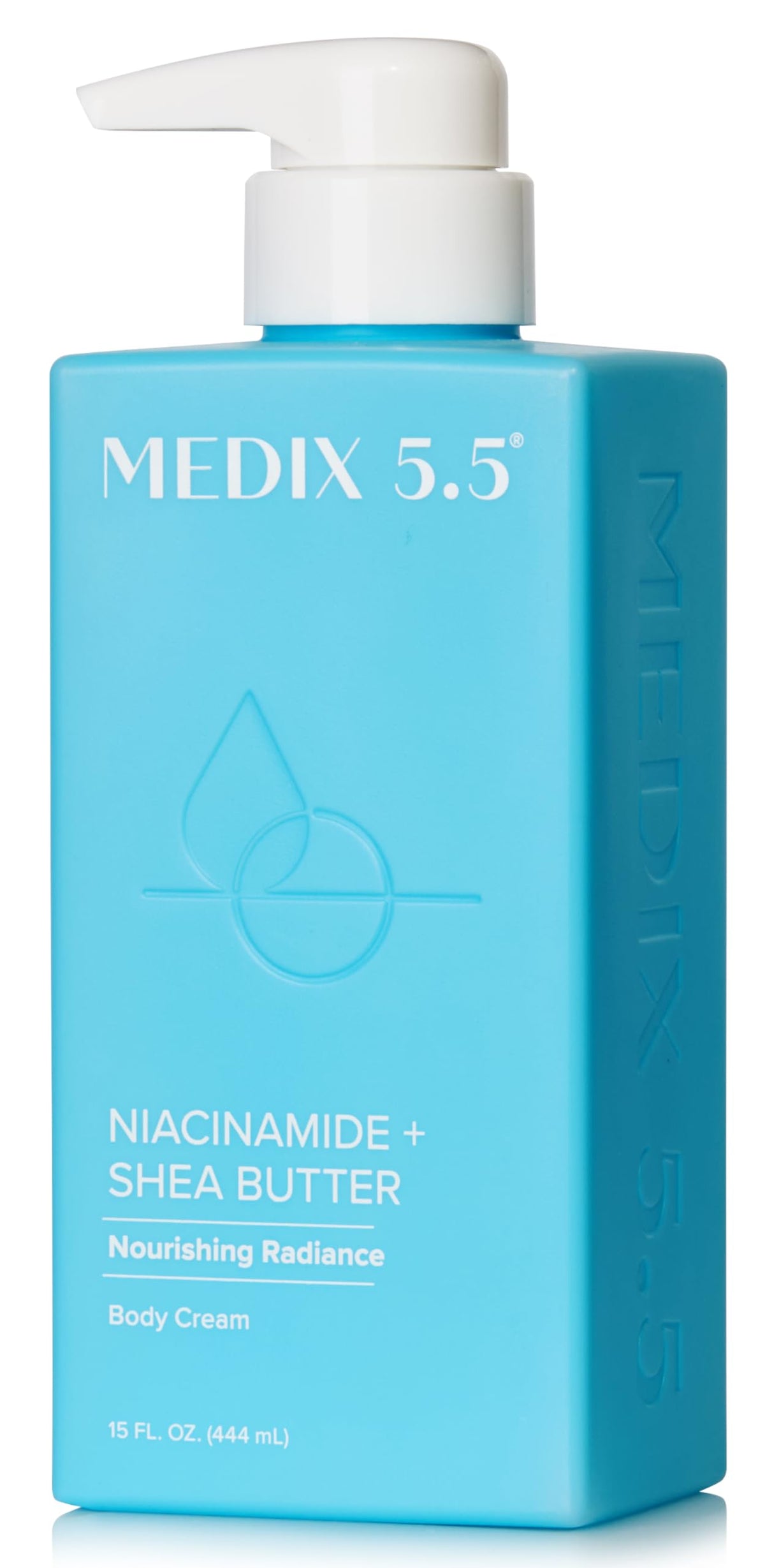 Medix 5.5 front packaging 15oz showing pump and label for easy dispensing