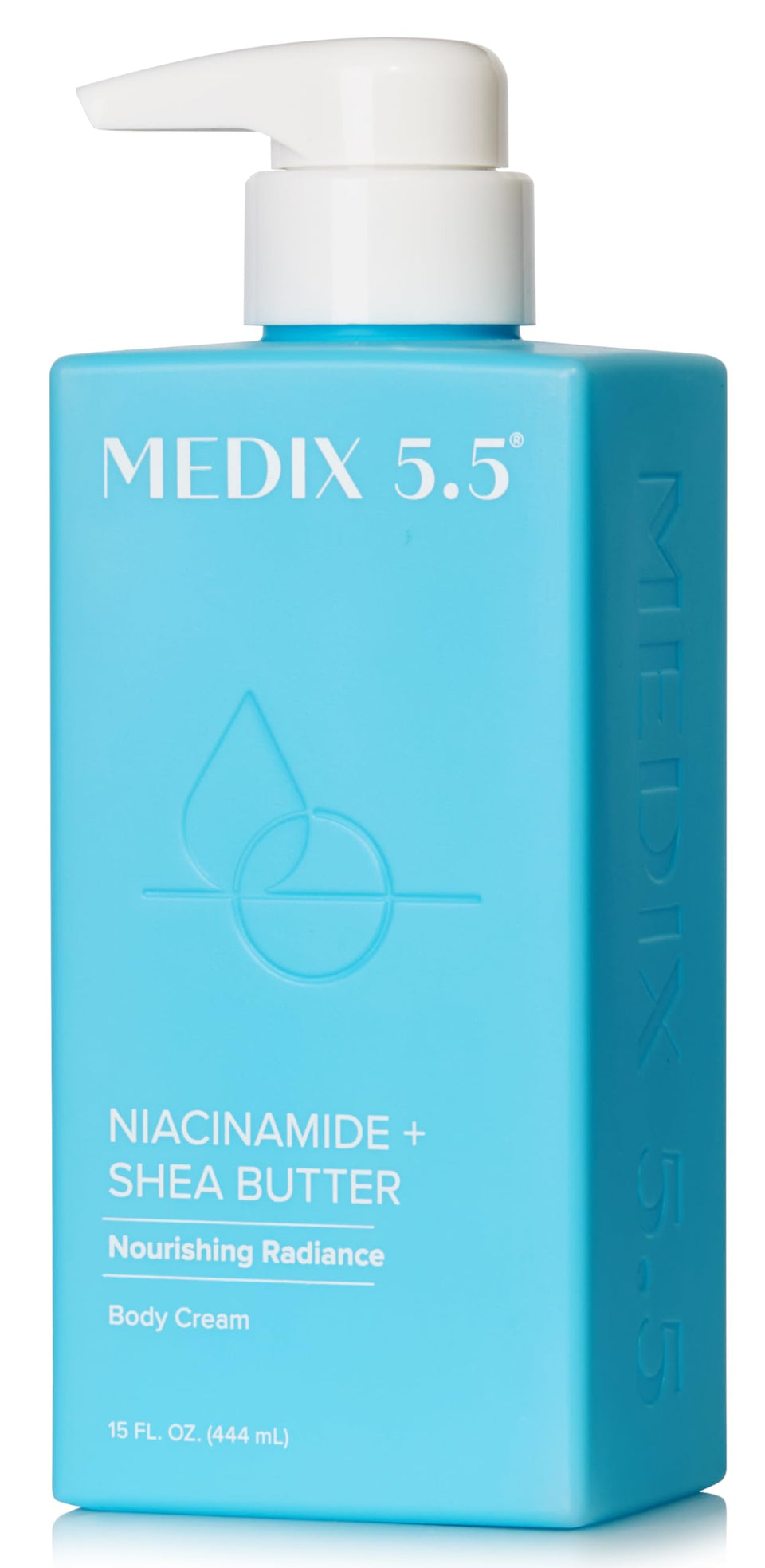 Medix 5.5 front packaging 15oz showing pump and label for easy dispensing