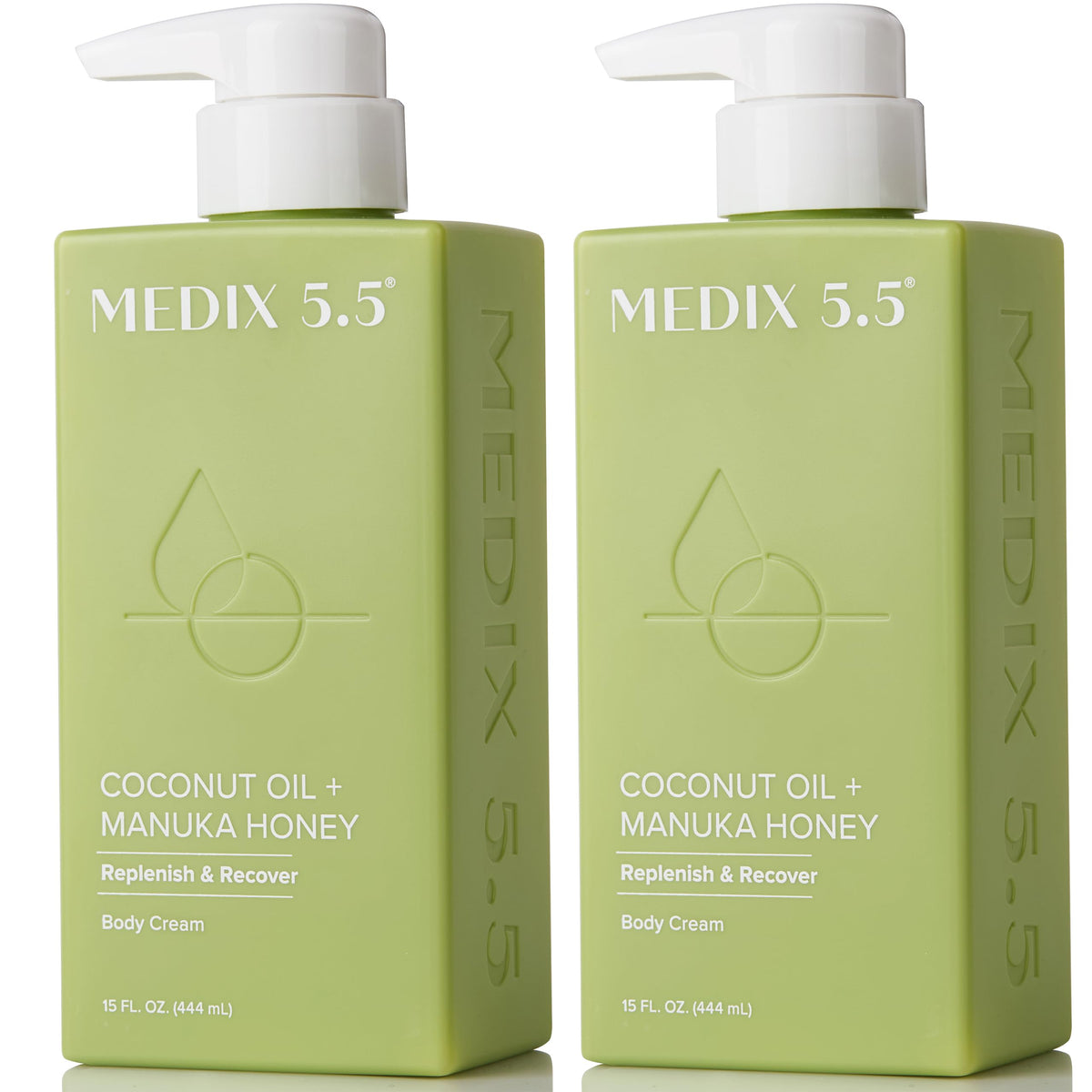 Medix 5.5 front packaging showing coconut and honey benefits