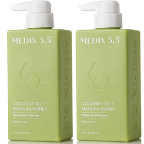 Medix 5.5 front packaging showing coconut and honey benefits