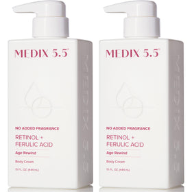 medix 5.5 front packaging showing unscented retinol moisturizer benefit clarity