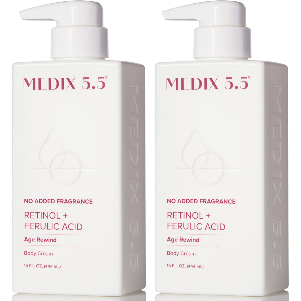 medix 5.5 front packaging showing unscented retinol moisturizer benefit clarity