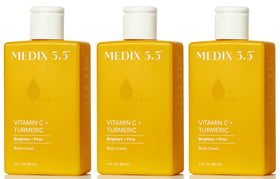 Medix 5.5 front packaging shows product and travel size benefit