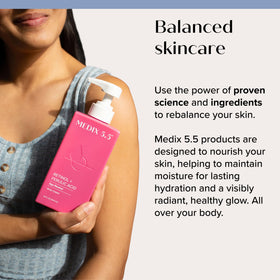 Medix 5.5 set staged in bathroom routine showing practical morning and evening use