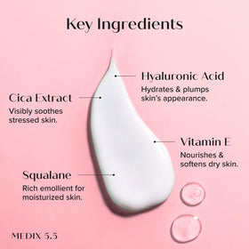 Medix 5.5 set staged in bathroom showing everyday routine and refreshed skin benefit