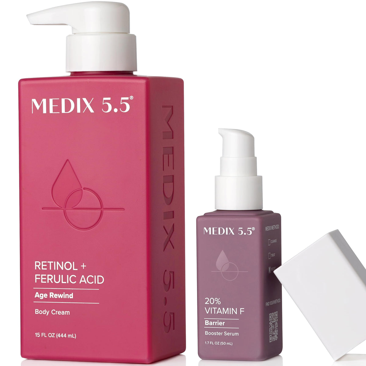 Medix 5.5 front packaging showing product names and benefits