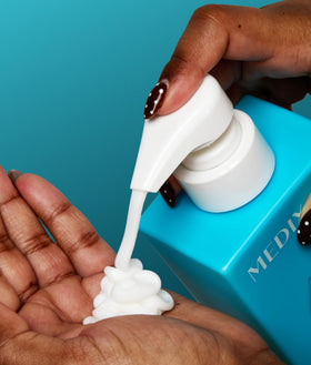 Medix 5.5 size scale with 15oz bottle illustrating full-size value