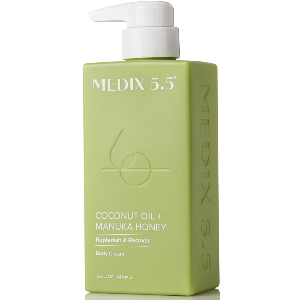 Medix 5.5 front packaging showing 15 fl oz bottle and benefits