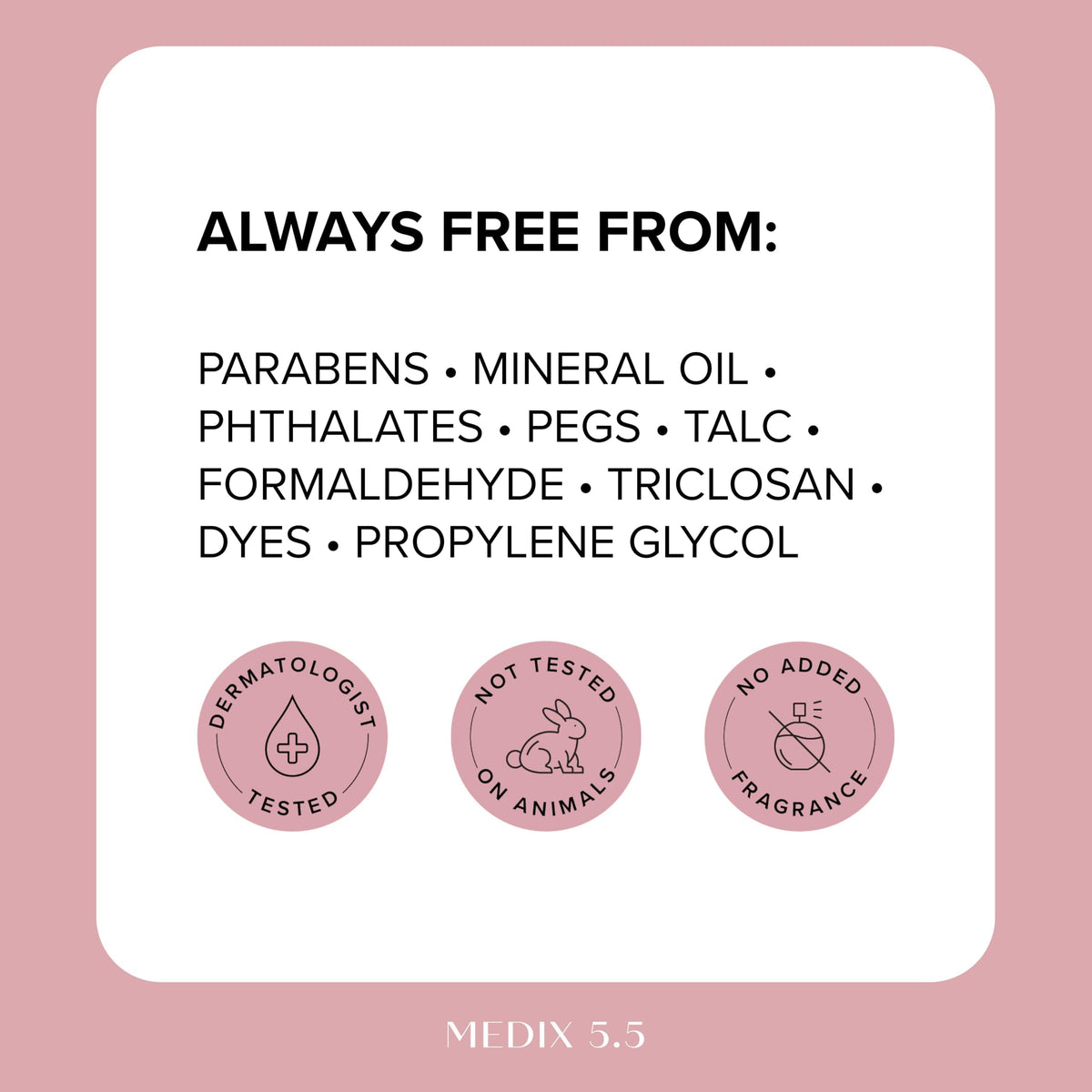 medix mixed into body cream demonstrating enhanced hydration when combined