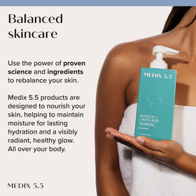 Medix products next to a hand for scale showing portable, travel-friendly sizes