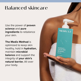 Medix 5.5 before and after skin texture comparison for smoothing