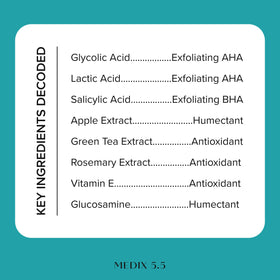 Medix 5.5 application on arm demonstrating reduced bumps and softer skin