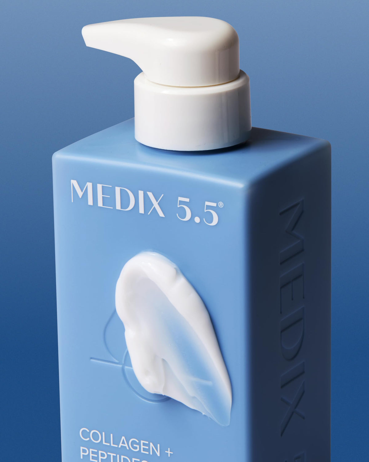 Medix 5.5 label showing dermatologist-tested and free-from claim badges