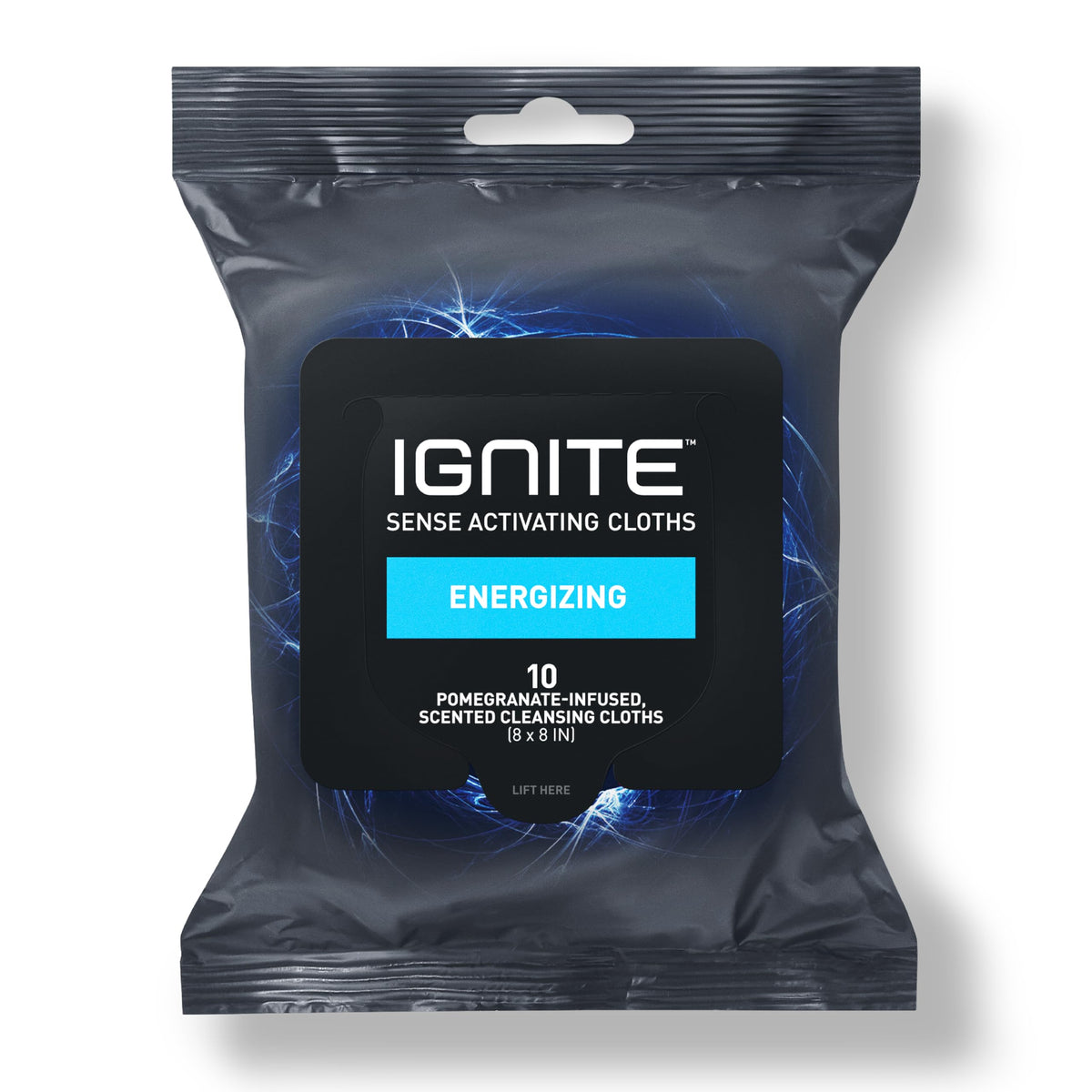Medline Ignite single unfolded wipe demonstrating full 8x8 coverage