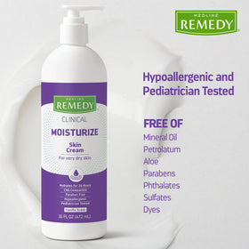 Medline Remedy cream texture close-up showing quick-absorb formula