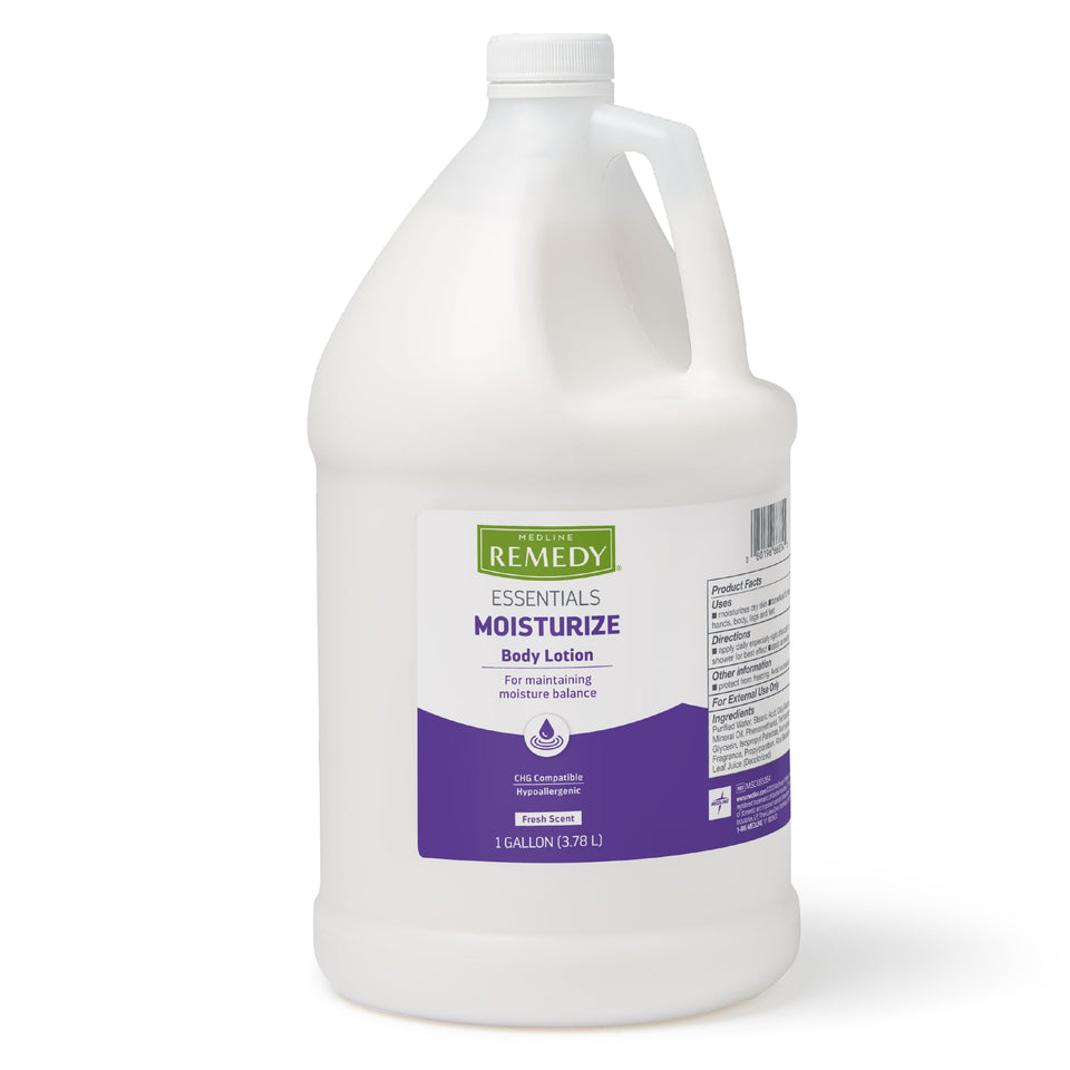 Medline Remedy front view of gallon bottle showing packaging and brand benefit
