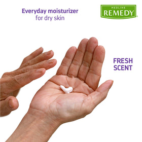 Medline Remedy close-up of lotion texture demonstrating fast absorption