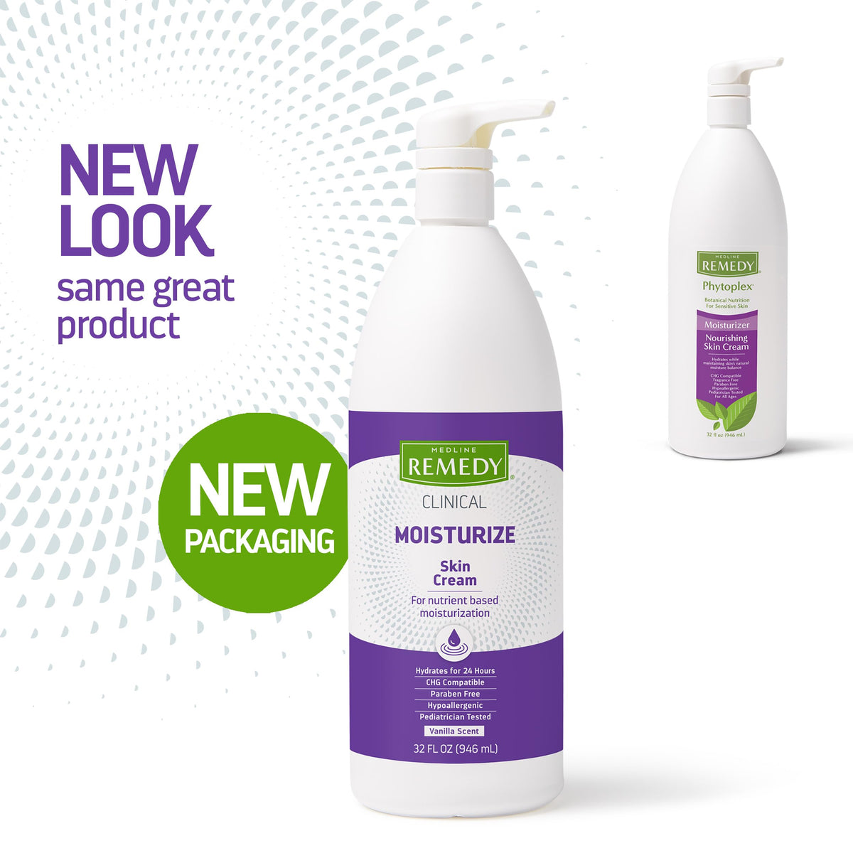 Medline Remedy pump dispensing cream for fast sanitary application benefit