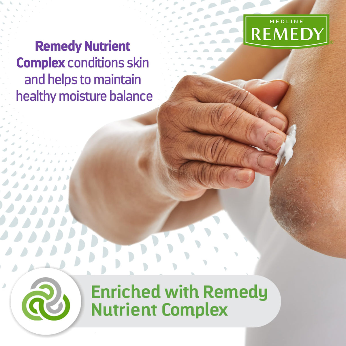 Medline Remedy label details vanilla scent and hypoallergenic benefits