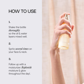 Meebak bottle held in hand displaying travel size convenience and portability