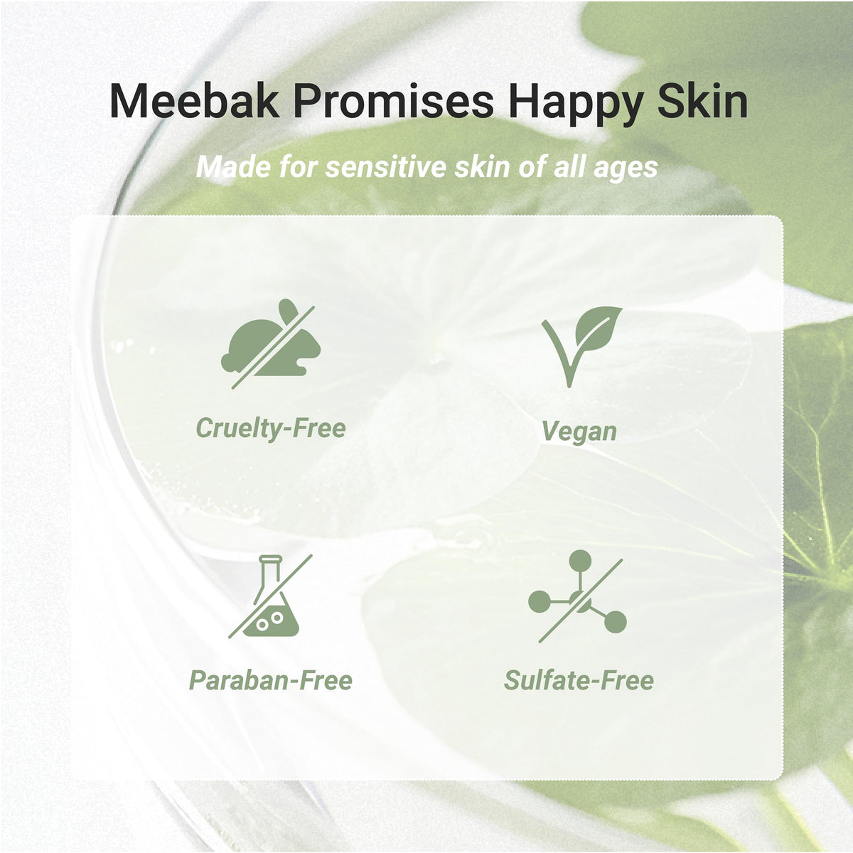 Meebak lifestyle shot on bathroom counter conveying daily routine ease