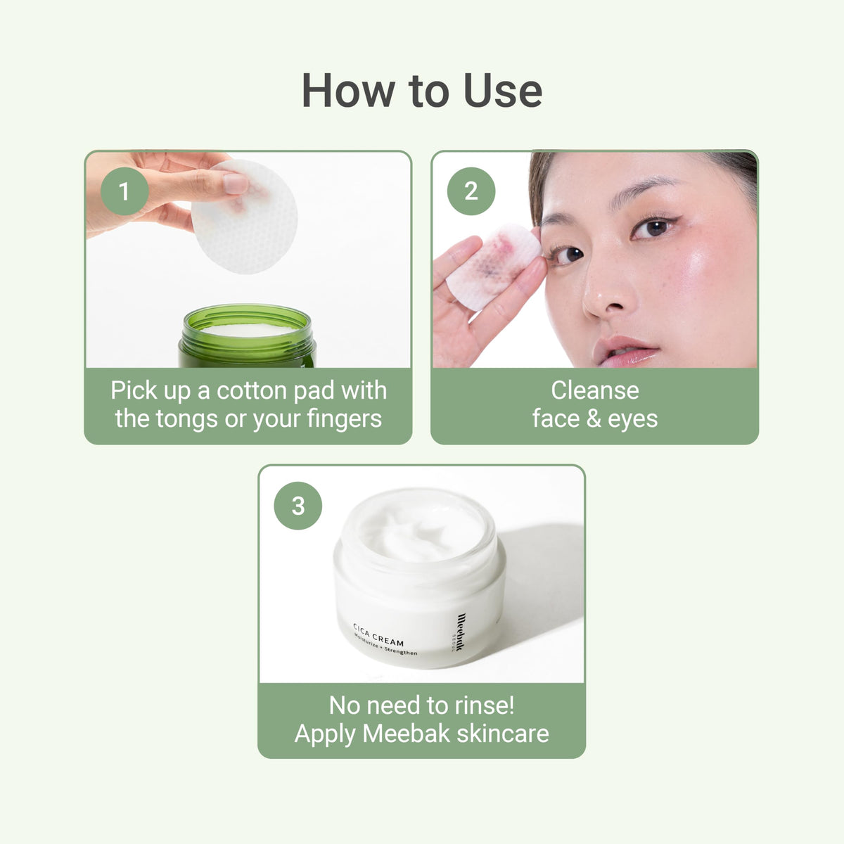 Meebak travel bag lifestyle shot showing convenience and rinse-free benefit