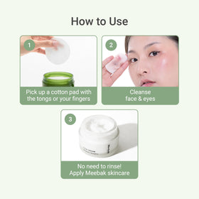 Meebak travel bag lifestyle shot showing convenience and rinse-free benefit