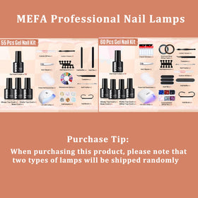 MEFA 72W LED lamp controls close-up with timer settings for faster, adjustable curing