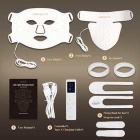 MEGELIN mask in hand for size comparison showing compact, lightweight design
