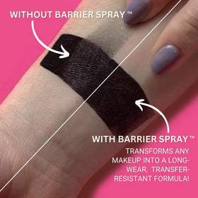 Mehron Barrier Spray beside a makeup kit illustrating professional kit integration benefit