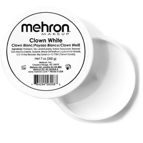 Mehron jar front view showing product for reliable stage coverage