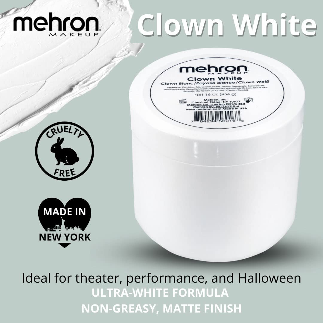 Mehron cream warmed in hands ready to spread for even application