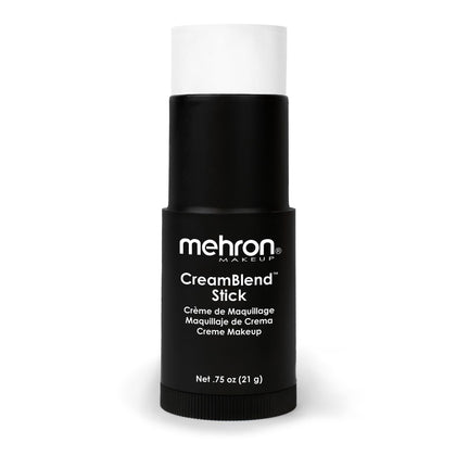 Mehron CreamBlend Stick front packaging showing product identity and portability
