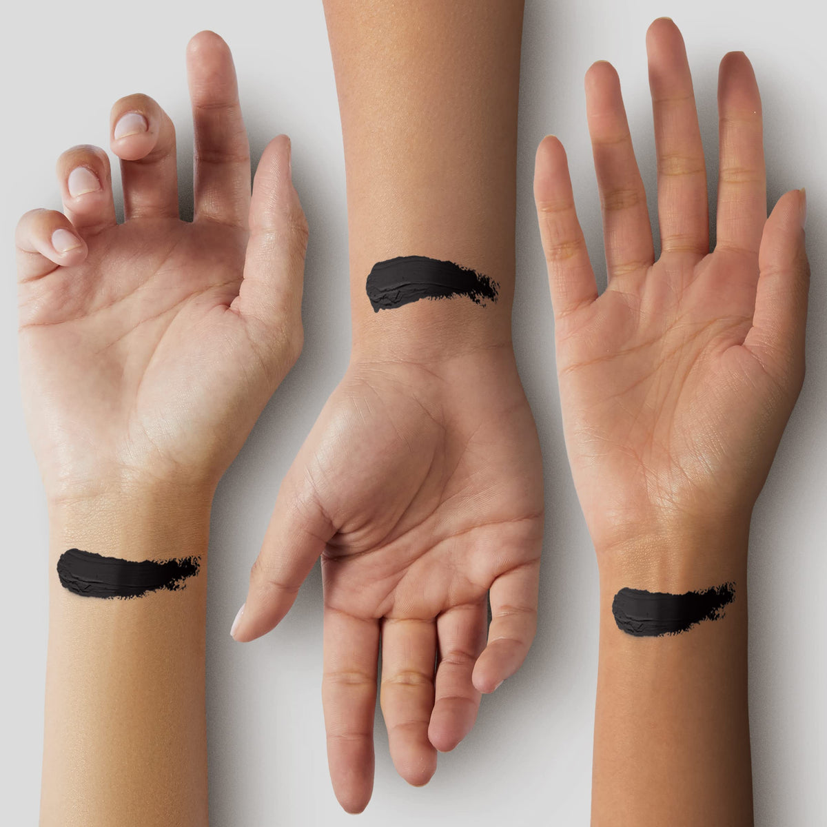 Mehron CreamBlend Stick held in hand indicating compact size and portable kit benefit