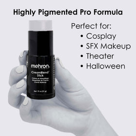 Mehron CreamBlend Stick used in cosplay for realistic shadowing and character depth