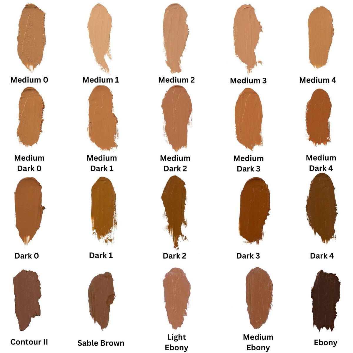 Mehron cream texture close-up swatch demonstrating smooth blendability and coverage