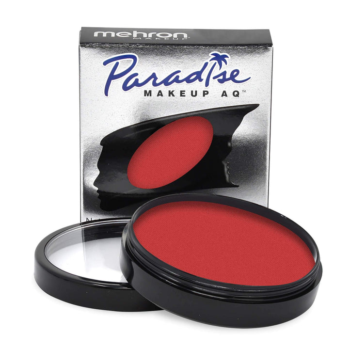 Mehron Paradise Beach Berry front pan showing vivid berry color and professional finish