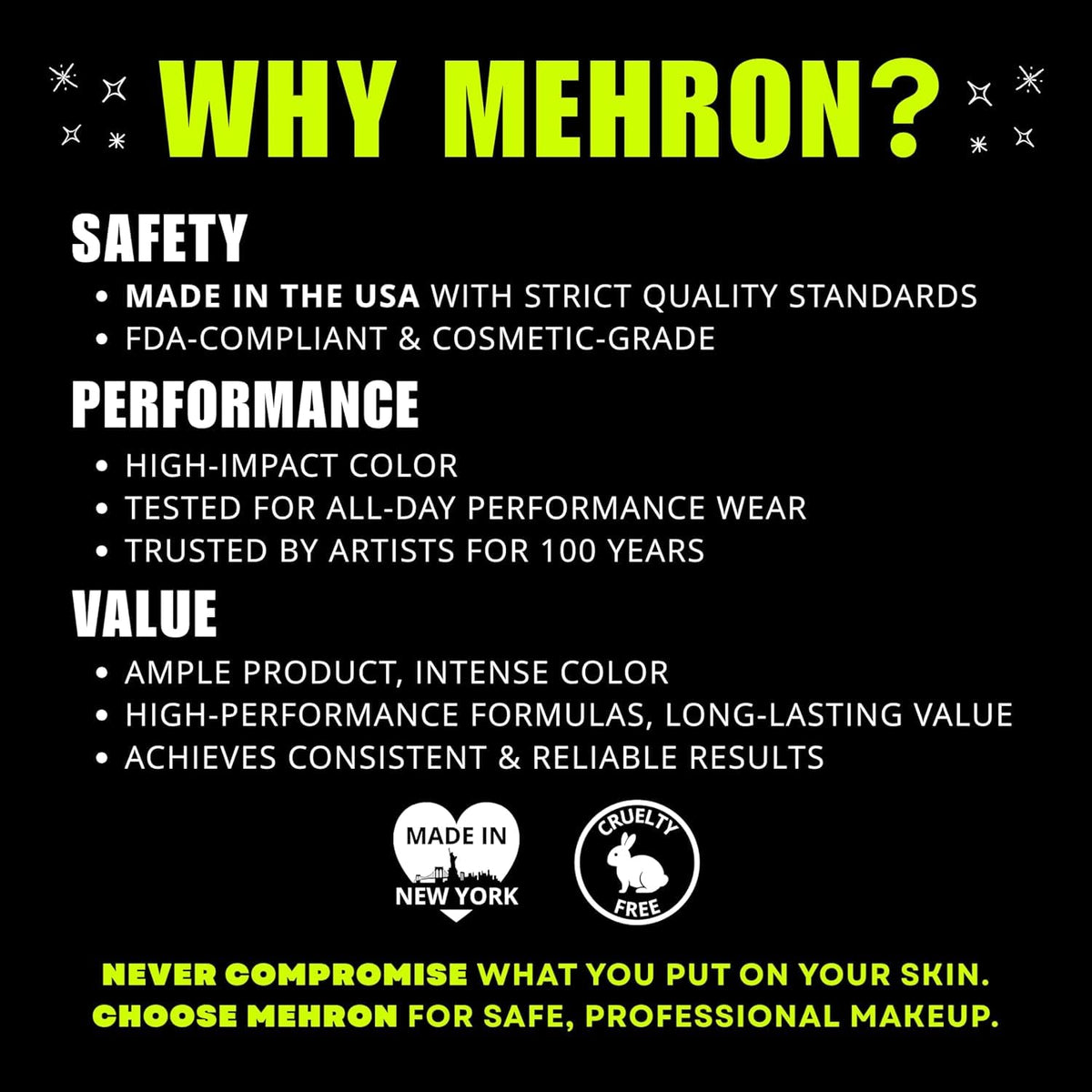 Mehron ProColoRing open wheel showing five cream shades for customizable coverage