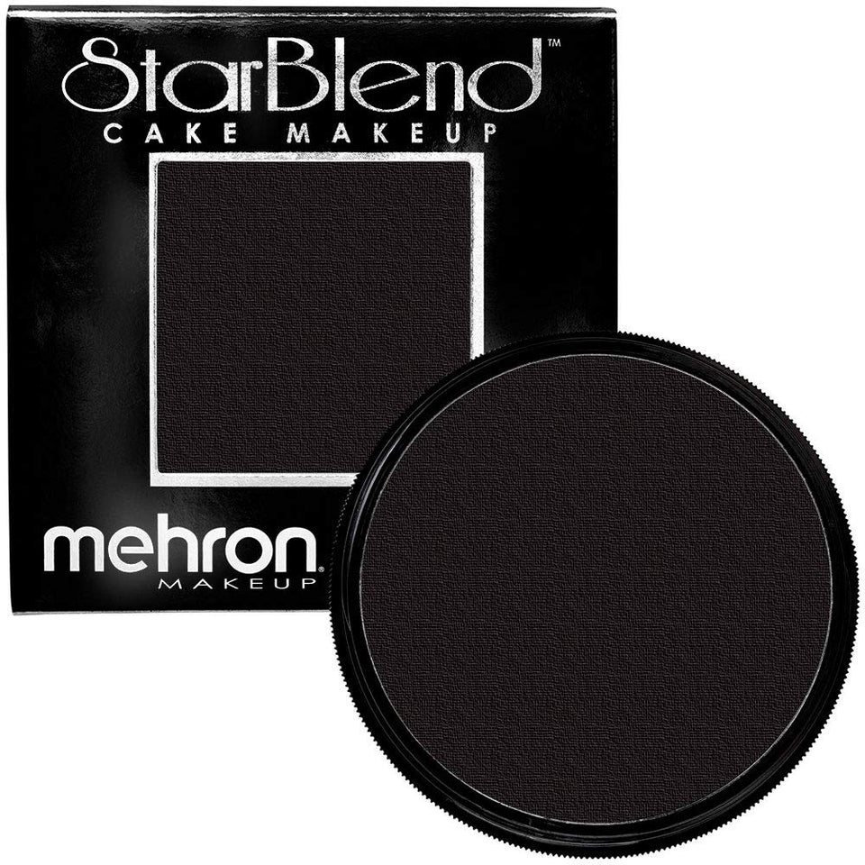 Mehron StarBlend front packaging showing product identity and professional use benefit