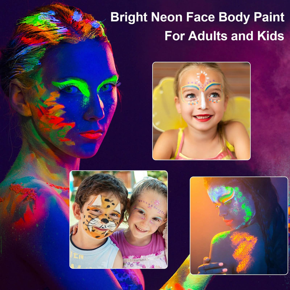MEICOLY body paint stencil detail highlighting smooth coverage and clean edges