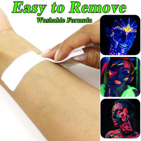 MEICOLY sponges and tubes in hand showing portability and quick application