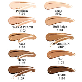 Meifen nude shade swatch showing natural tone and matte control